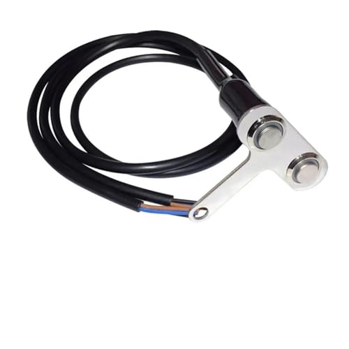 Interrupteur pour guidon de moto avec double commande LED bleu lors des sorties de nuit