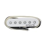 OriPure Vintage Tone Staggered Single Coil Bridge Pickup do gitary elektrycznej w stylu ST, biały