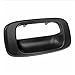 Parts N Go 1999-2007 Silverado Sierra 1500 2500 3500 Tailgate Handle Trim Bezel Cover Replacement Black Textured Plastic Rear Exterior - GM1916102, 15228539