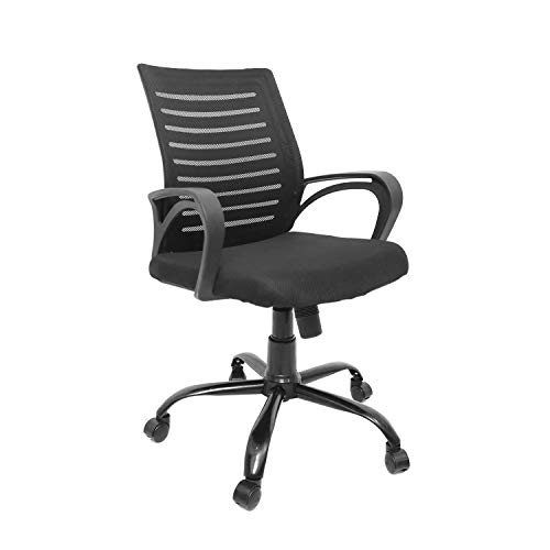 Image of CELLBELL C104 Medium-Back Fabric Mesh Office Chair [Black]
