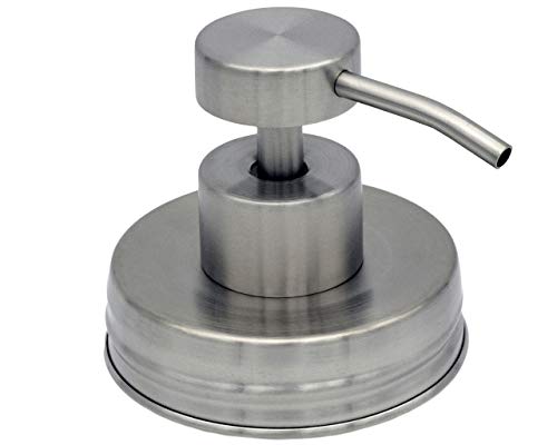 Mason Jar Lifestyle Satin/Brushed #2 Rust Proof Soap Pump Dispenser