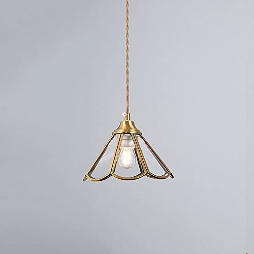 Luminaire Suspendu De Style Tiffany, Lampe Suspendue Abat-Jour en Verre E27 Lustre De Plafond Lampes À Suspension Dorées pour Chambre Salon Salle À Manger...