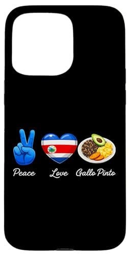 �R�X�^���J Peace Love Gallo Pinto �X�}�z�P�[�X iPhone 15 Pro Max �p