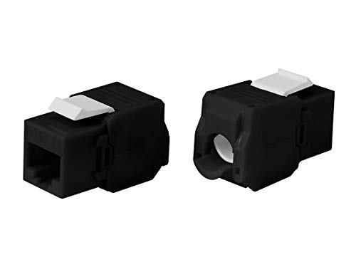 Monoprice Cat6A RJ45 Keystone Jack sin herramientas miniatura 1