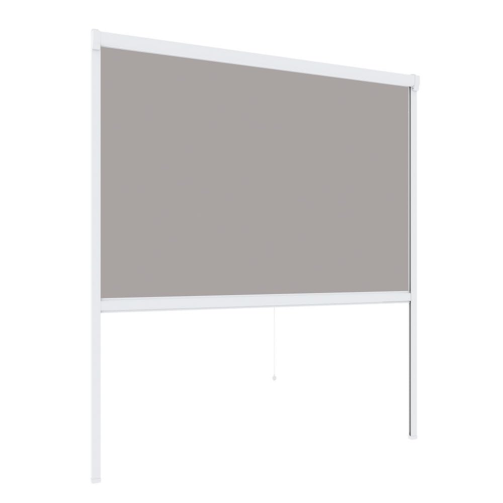 Ose Store moustiquaire Enroulable 100x160 cm - Aluminium - Blanc