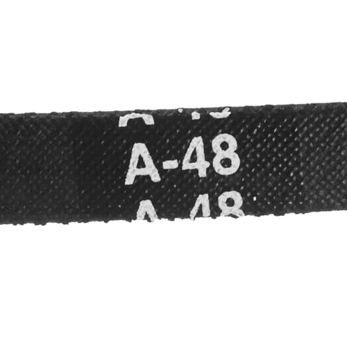 Image of uxcell 4pcs A48 or 4L500 Classic Wrapped Rubber V-Belt, 48 inch(1220mm) Inside Circumference, A Profile V Belt