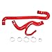 Mishimoto MMHOSE-WK2-12RD Silicone Radiator Hose Kit Compatible With Jeep Grand Cherokee 6.4L 2012+ Red