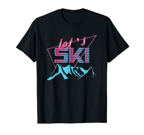 Stai andando a una festa di sci retrò in montagna? Prendi questa divertente camicia da sci in stile retrò e adattala subito.