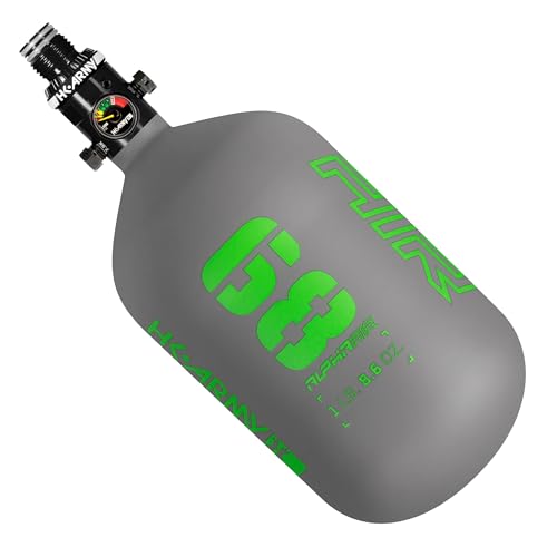 Image of HK Army HPA Paintball Tank - Lightweight Alpha Air Carbon Fiber Compressed Air Tank - 15ci /48ci /68ci /77ci /88ci /99ci - 4500 psi