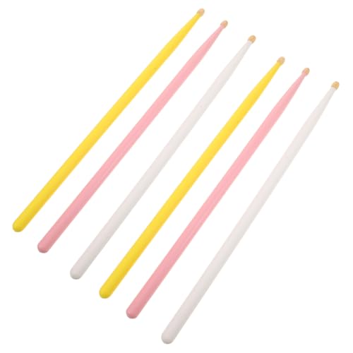 Set de 3 pares de baquetas 5A de arce multicolor miniatura 1