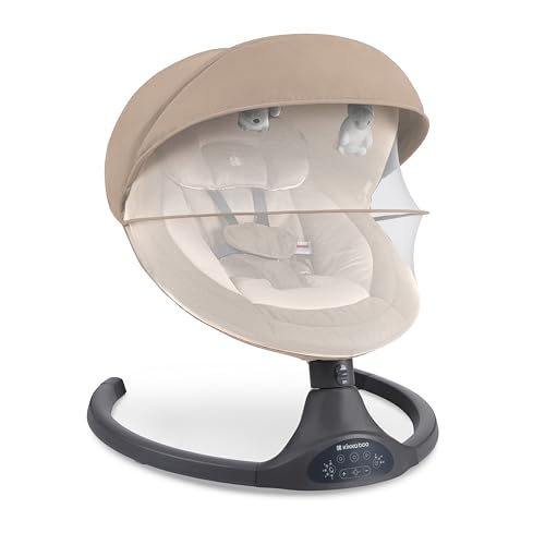 Kikka Boo Sdraietta Neonati Elettrica Codie – Dondolo Elettrico per Neonati con Bluetooth, 5 Velocità, Schienale...
