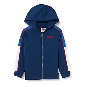 Levi’s Kids Sweatshirt met capuchon voor jongens – blauw – 18 mois
