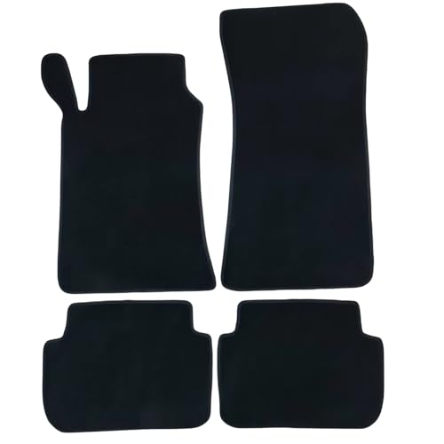 Tapis de sol Benz CLK 2002-2009 tapis voiture noir anti-glissement