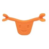 Corrector de Sonrisa, Moldelador de Sonrisa, Smile Face Trainer, Face Beauty, Muscle Trainer Mejora la boca Estiramiento facial para músculos Ejercicio Labios Corrección radianes(naranja)