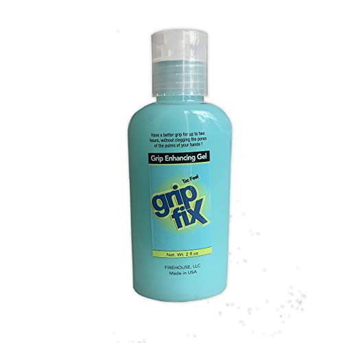 Get A Grip with Grip Fix Tennis Sweat Dry Grip Enhancing Gel Lotion- Size 2 Onces Sticky Feel Also for Golfers or Any Sport requirering a Firm Strong Grip