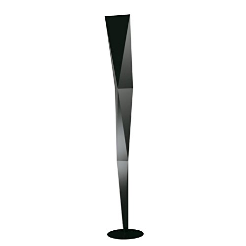 Vertigo - Lampada a stelo in alluminio, altezza: 194 cm, 3000 K, 2900 lm, colore: Nero