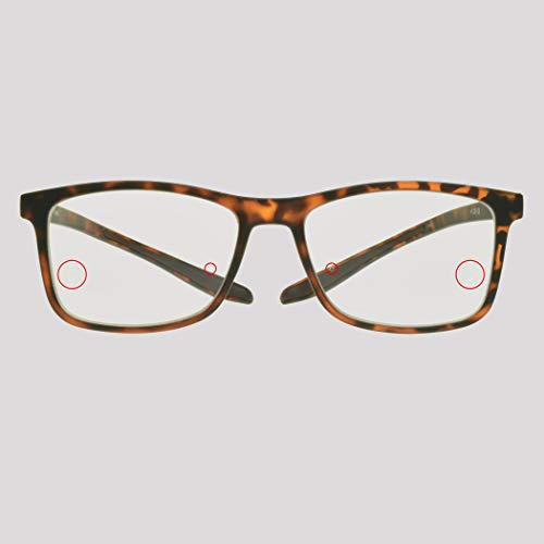 Image of proSPORT Multifocal Progressive 3 Magnifications in 1 Lens No Line Computer Gaming Reading Glasses for Men & Women