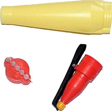 Suninow Ready to Draw Rangoli Making Kit Rangoli Pen Set of 2,Yellow 1