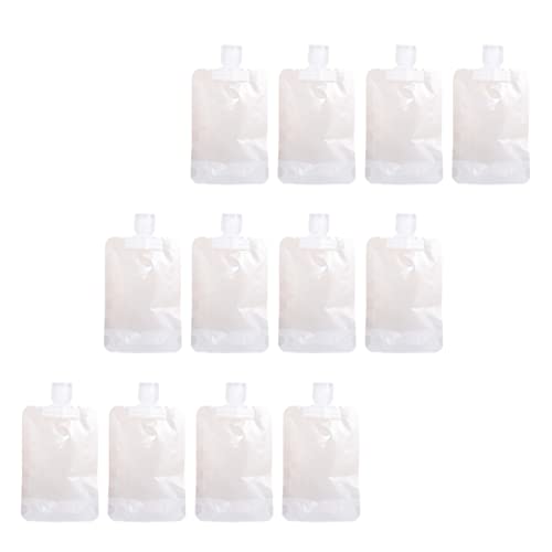 12 Sacchetti Da Viaggio A Prova Di Perdite Per Lozioni Portatili Smerigliati E Comprimibili Contenitori Per Cosmetici Ricaricabili