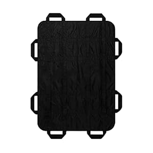 48″X 40″ positioneringsbedkussen met versterkte handgrepen Herbruikbaar wasbaar transferblad Patiëntoverdrachtbord voor draaien, tillen en herpositioneren – dubbelzijdig nylonweefsel