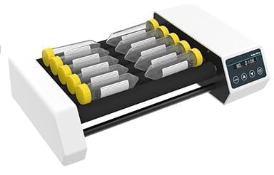 Roller Shaker Roller Mixing Machine with 6 Rollers Horizontal Rolling Rotating Shaking Speed 20 to 80rpm Specs φ6 to 34mm Brushless Motor