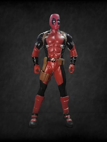 Image of Gifts- Anime Deadpool Action Figure Toys for Car Dashboard, Study Table, Office Desk Decoration - Gift for Fans and Collectors| Deadpool, 25 CM