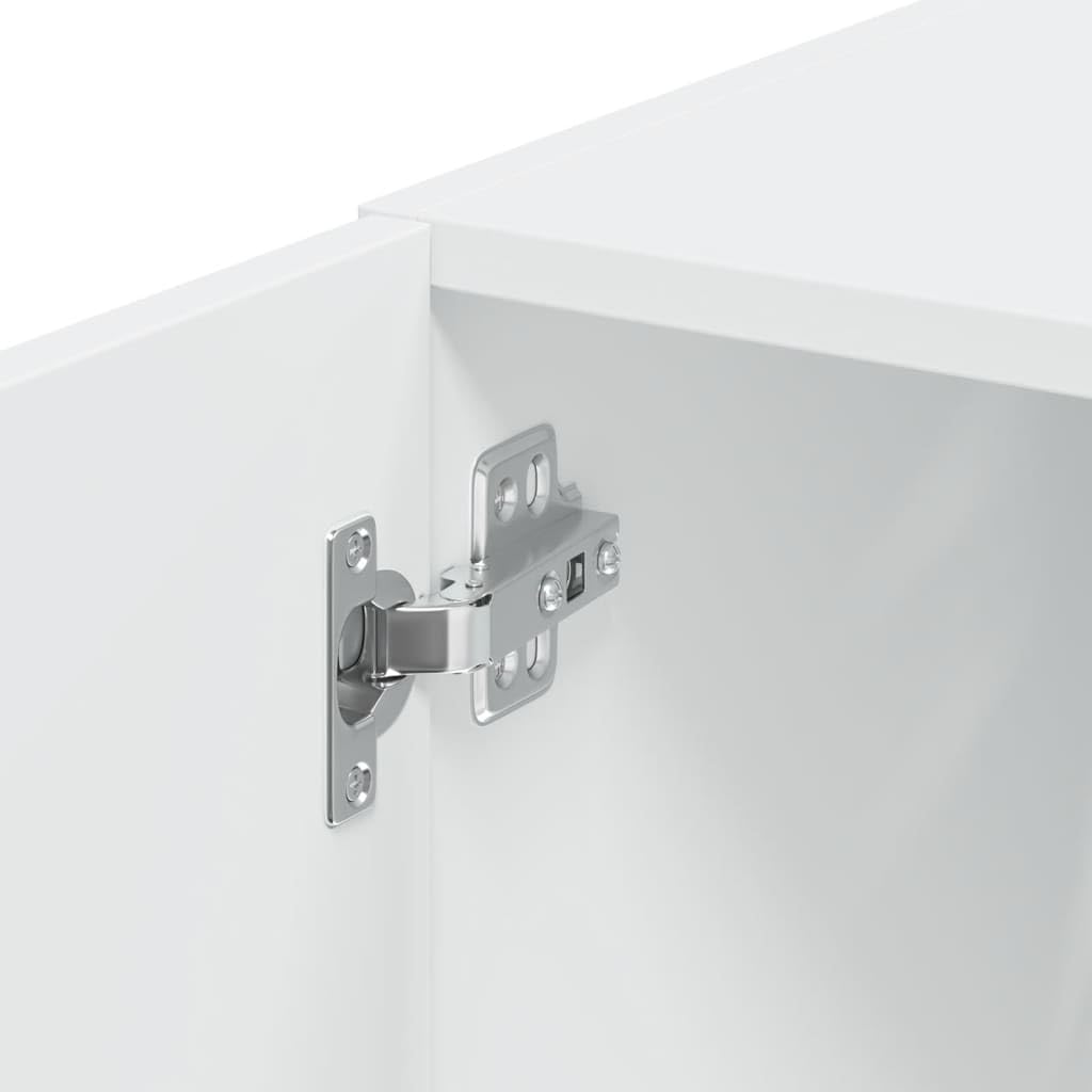 vidaXL Mobile a Parete Bianco 70x42,5x40 cm in Legno Multistrato