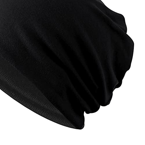Baoblaze 3 Peças Femininas Masculino Gorro Desleixado Crânio Boné Casual Quimio Touca Turbante