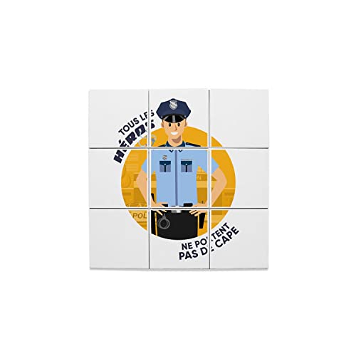 Carreaux céramique décoratifs gendarme pour salon et bureau