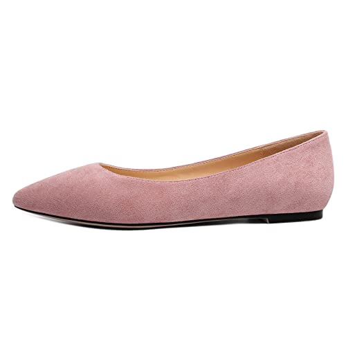 Zamikoo Flats Shoes for Women Pointed Toe Slip On Loafer Flats Pumps for Office Casual Dressy Comfortable2