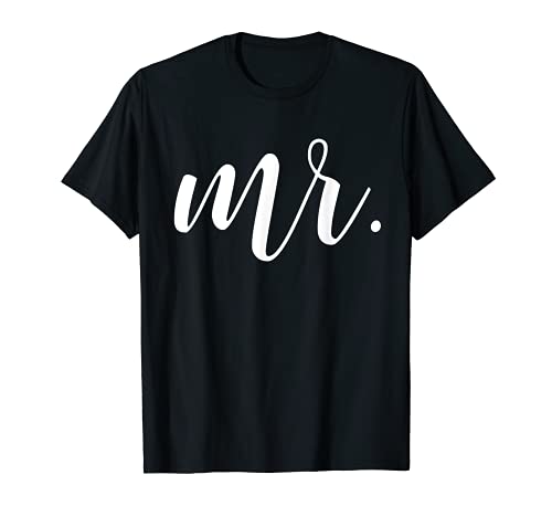 Mens Mr Tshirt. Tee. Shirt. Mrs Tshirt Set. Just Married.