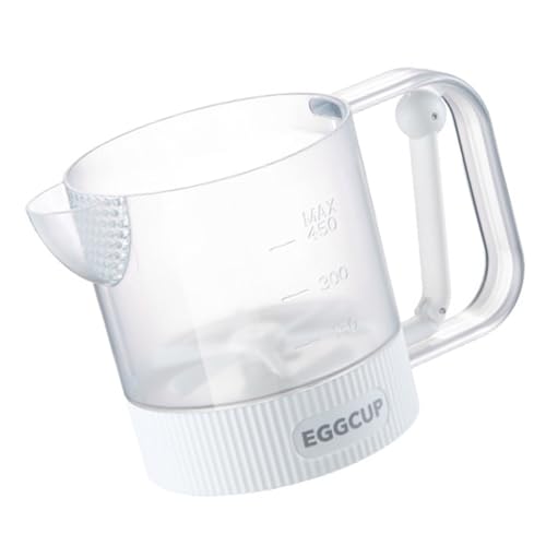 Kaeltsyn Batidora manual con mango cómodo y piezas desmontables para hornear caseros y actividades de cocina familiar, batidor ergonómico