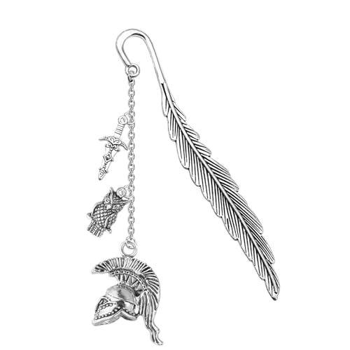KUIYAI Greek Goddess Athena Bookmark for Book Lover Goddess of Wisdom Mythology Gift Owl of Athena Gift (Athena bm UK)