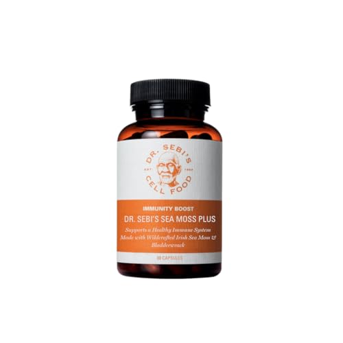 Dr. Sebi's Sea Moss & Bladderwrack Capsules (88 ct, 1,250mg)
