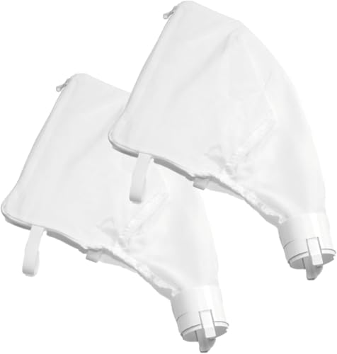 MDH 2 Pack Zippered Bag Replacement Compatible with Polaris Models 360 380 Pool Cleaner All Purpose Filter Bag for Polaris Filter Bag(2 Pack of Nylon Mesh Pool Cleaner 360 380)