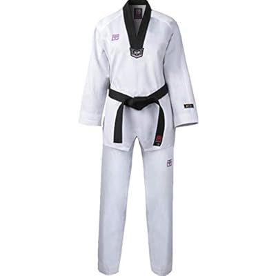 MOOTO Korea Taekwondo 3F Woman Uniform Black V-Neck Female Girl MMA Martial Arts Karate Hapkido Uniforms