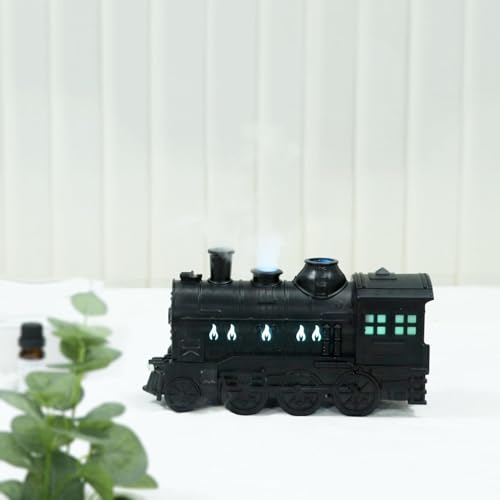 Image of Enakshi Retro Train Essential Oil Diffuser Humidifier AU 220V Plug 300ml for Bedroom|Home & Garden | Home Improvement | Heating, Cooling & Air | Humidifiers