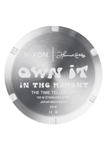 Nixon X Hannah Eddy Time Teller Opp A1366 - White- 100M Water Resistant Unisex Analog Fashion Watch (40Mm Watch Face, 20Mm Pu/Rubber/Silicone Band) #TOP4