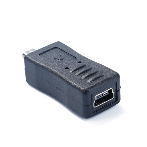 YiNLuax Adattatore da USB a 5 pin a 8 pin per trasferimento dati ad alta velocità e ricarica nel dispositivo di navigazione per fotocamere digitali