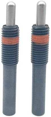 Ochoos 1pcs M12 Light Duty Spring Plunger Telescopic Spring pin Carbon Steel Locating Allen pins Inner Hexagon Bolt 5mm-20mm Length - (Dimensions: M12x15mm)
