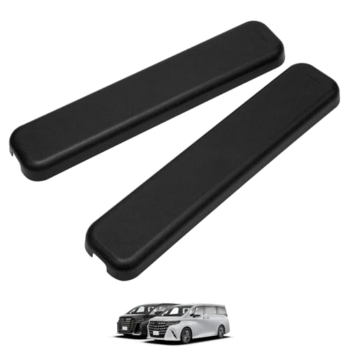 Mixsuper アルファード レールカバー 30系 ヴェルファイア シートレールカバー 荷室カバー 3列目 カバー 30アルファード カスタム パーツ ABS樹脂製 車種専用設計 防水 防汚 耐摩耗 ブラック