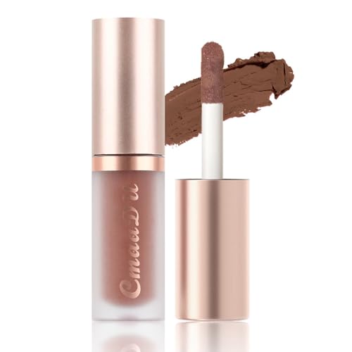 Image of evpct 1Pcs Brown Matte Liquid Lipstick Lip Gloss Glossy Set for Black Women 24 Hour Silky Velvet Lipstick labiales matte larga duracion mate 24 horas originales 02#