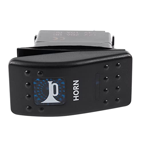 Interrupteur à bascule 5 broches LED bleue 12V commande corne pour bateau