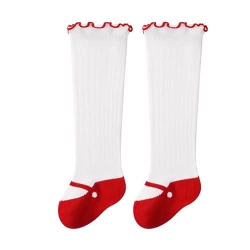 Halilo Girls Knee High Socks 5 Pairs Baby Infant Toddler Kids Socks2