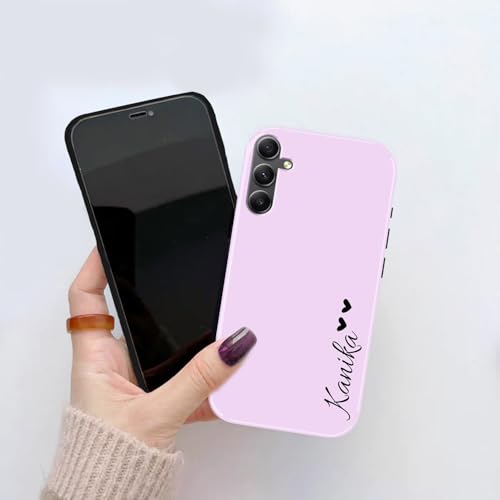 Image of COLORflow Back Cover Compatible with Samsung Galaxy A34 5G | Solid Color Customized | Glossy Armoured Bumper with Camera Protection Back Cover Compatible with Samsung Galaxy A34 5G