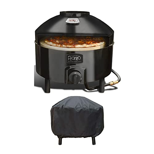 Pizzacraft Pizzeria Pronto Outdoor Pizza Oven with Protective Cover Bundle (2 Items)