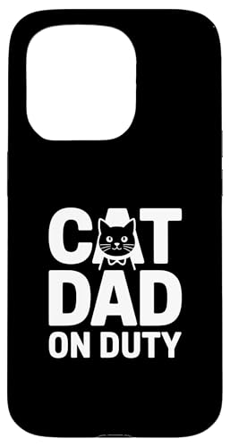 Cat Dad On Duty �X�}�z�P�[�X iPhone 15 Pro �p