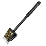 GKZ Grill Brushes Cleaner - BBQ Long Handle 3-in-1 Brush,...