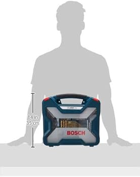 Bosch Professional 103-piece Bosch Blue X-Line titanium set for