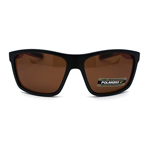 Xloop Polarized Mens Rectangular Sport Horn Rim Plastic Sunglasses2